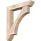 Ekena Millwork Westlake Slat Smooth Bracket w/ Offset Brace, Douglas Fir, 7 1/2"W x 40"D x 44"H BKT0806X40X44WTL06SDF - alternate 1